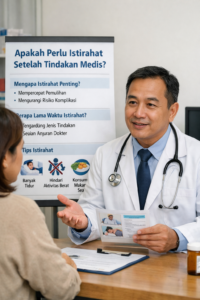 istirahat setelah tindakan medis