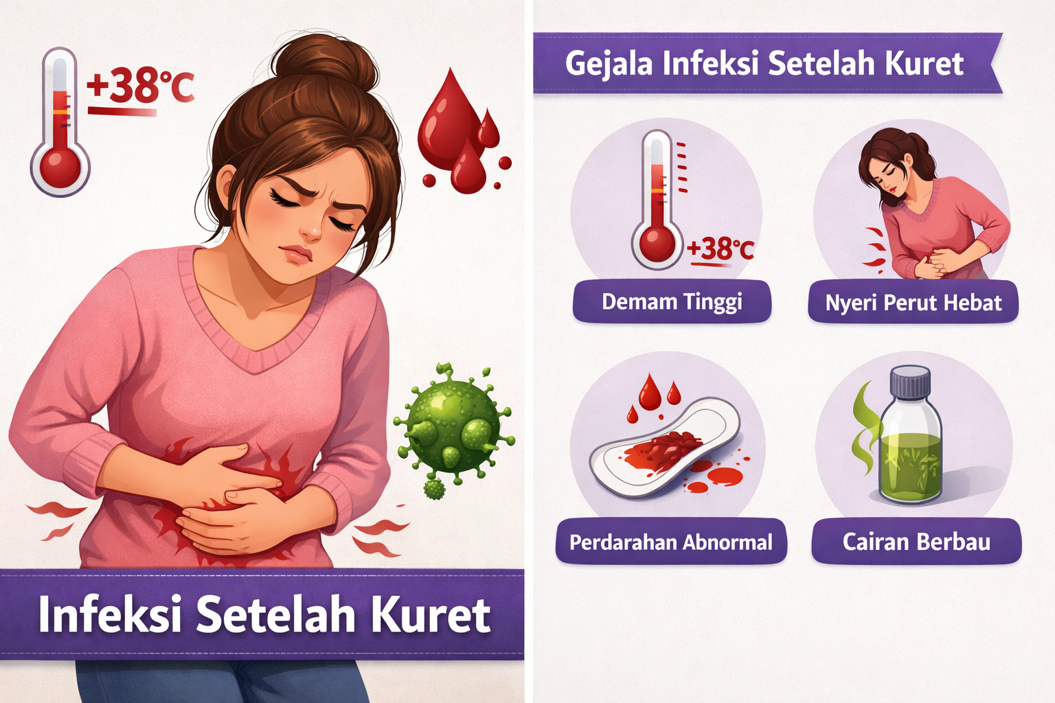 Gejala infeksi setelah kuret