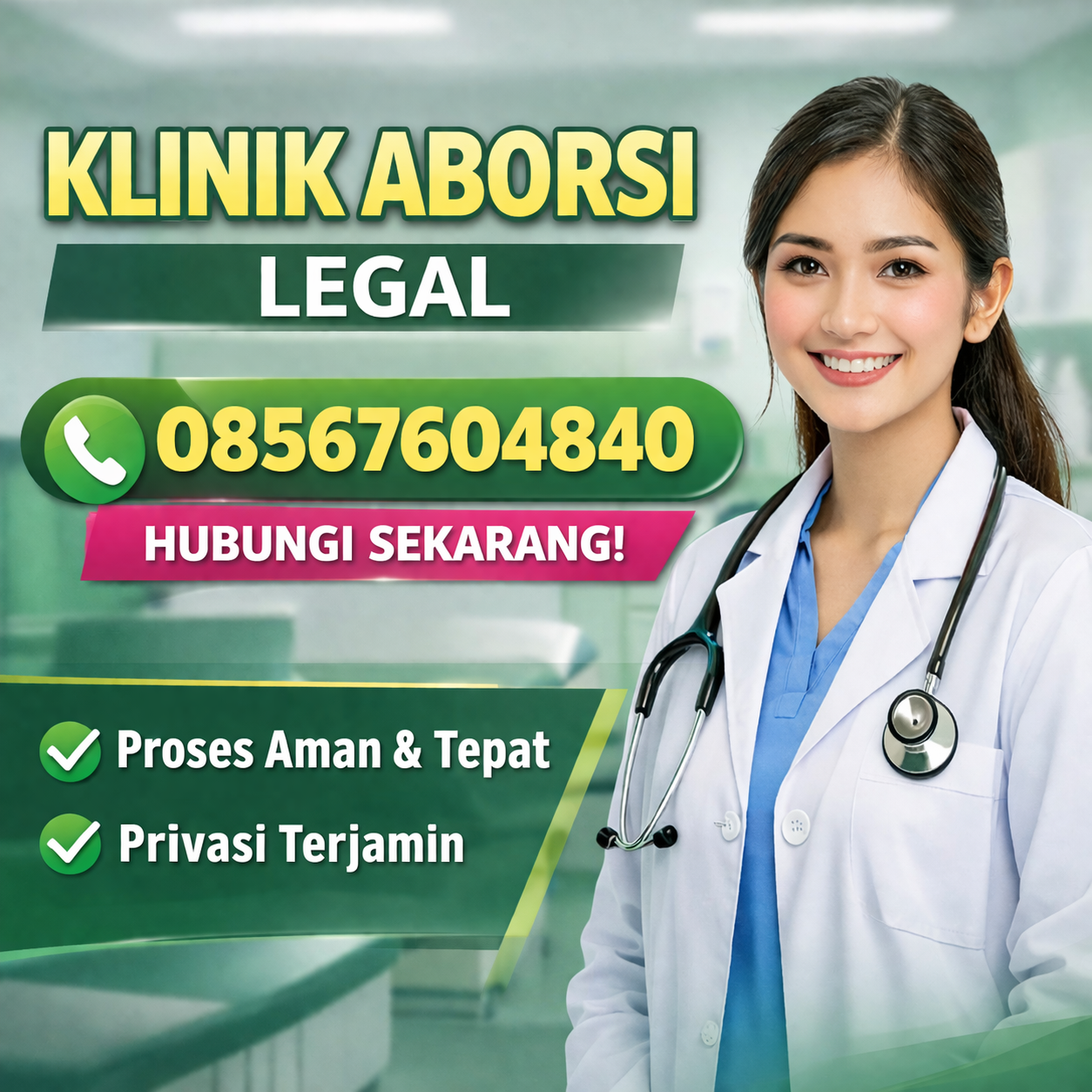 rawat inap pasca kuret