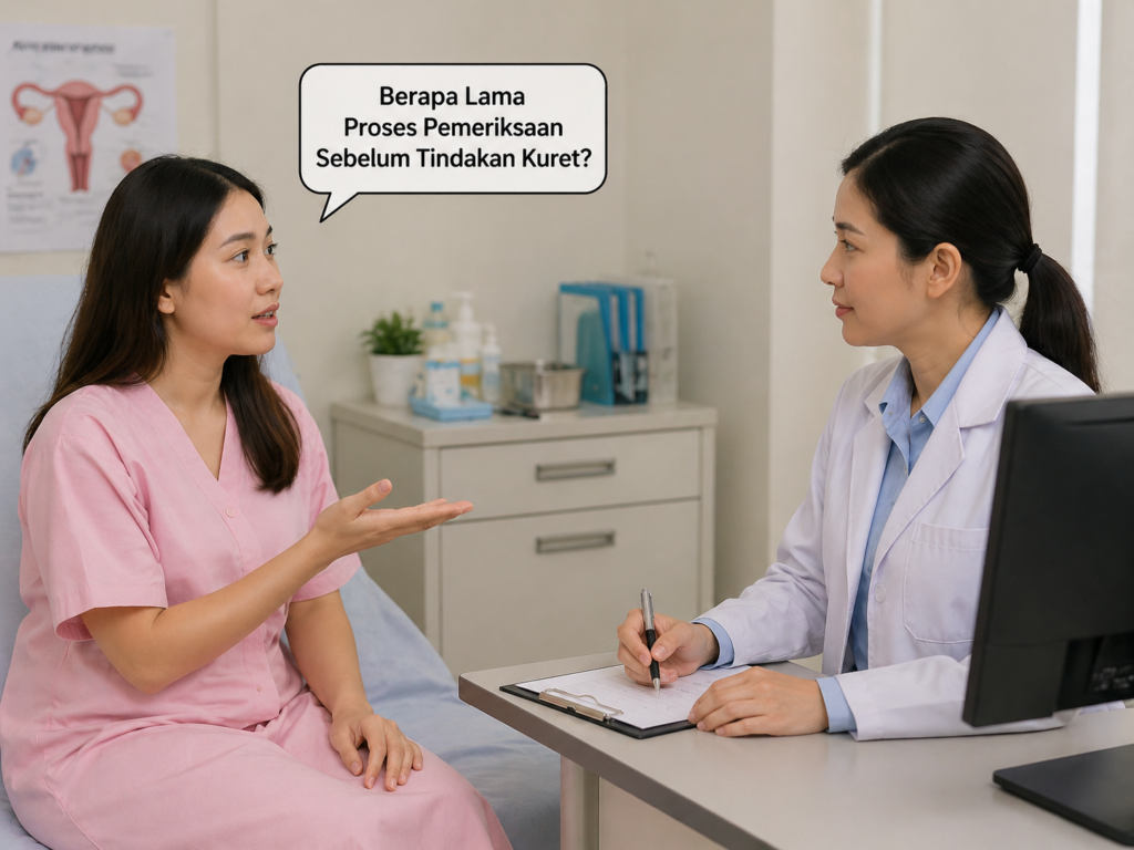 lama pemeriksaan sebelum kuret