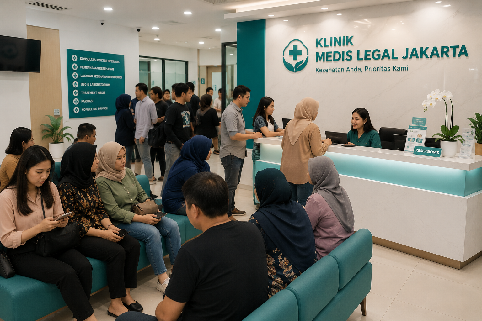 dokter menjelaskan prosedur aborsi kepada pasien