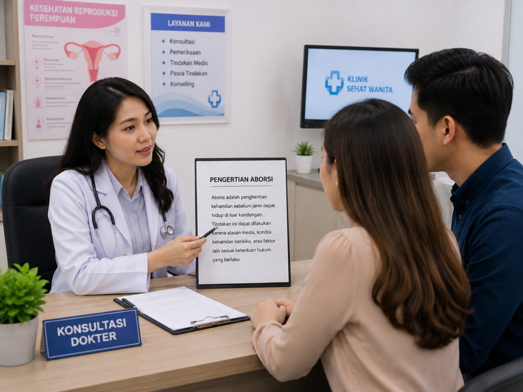 Pengertian Aborsi dan pemeriksaan dokter kandungan
