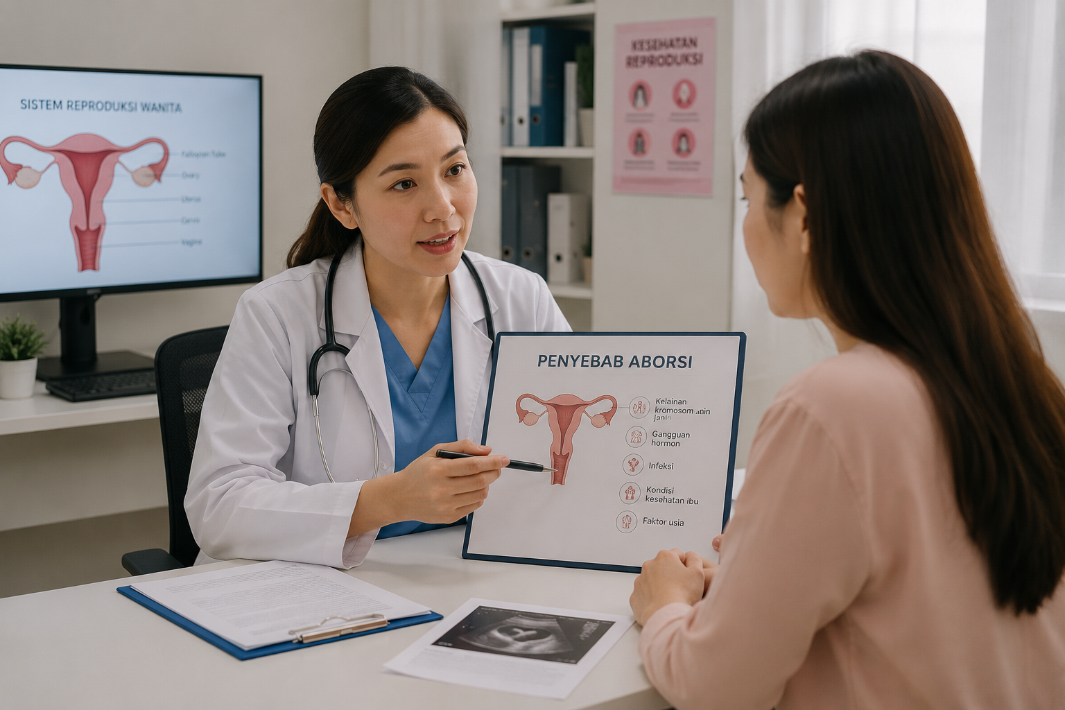 Faktor Penyebab Aborsi dan pemeriksaan dokter
